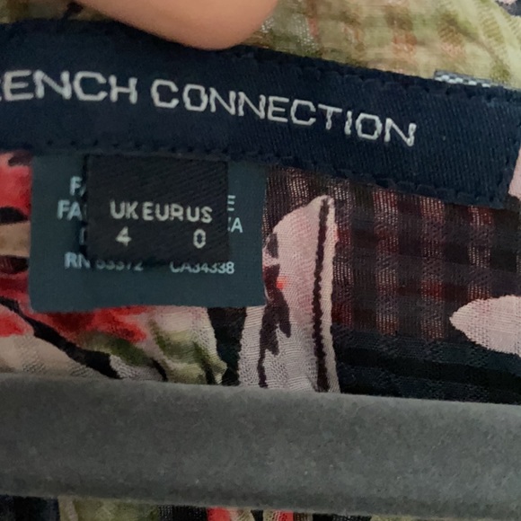 French Connection FLORETA SHADOW WRAP DRESS 0 - Picture 7 of 7